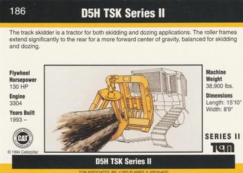 1993-94 TCM Caterpillar #186 D5H TSK Series II Back