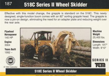 1993-94 TCM Caterpillar #187 518C Series II Wheel Skidder Back