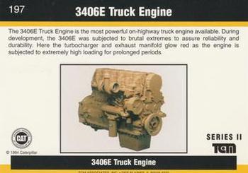 1993-94 TCM Caterpillar #197 3406E Truck Engine Back