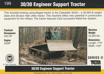 1993-94 TCM Caterpillar #199 30/30 Engineer Support Tractor Back