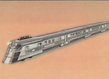 1998 DuoCards Lionel Greatest Trains #28 1935  No. 279E Flying Yankee Streamlined Diese Front