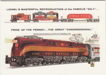 1998 DuoCards Lionel Greatest Trains #55 1956  GG-1 Congressional Set Front