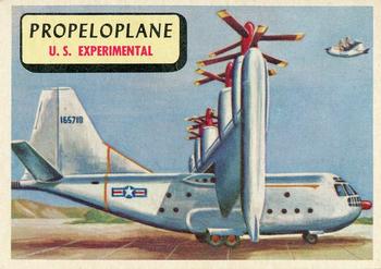 1957 Topps Planes (R707-2) #9 1048 Propeloplane Front
