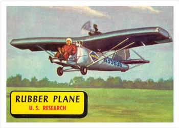 1957 Topps Planes (R707-2) #38 Rubber Plane Front