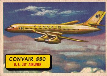 1957 Topps Planes (R707-2) #41 Convair 880 Front