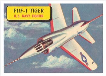 1957 Topps Planes (R707-2) #58 F11F-1 Tiger Front