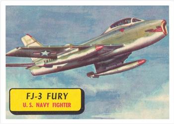 1957 Topps Planes (R707-2) #60 FJ-3 Fury Front