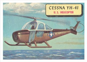 1957 Topps Planes (R707-2) #61 Cessna YH-41 Front