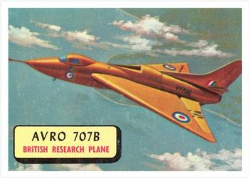 1957 Topps Planes (R707-2) #76 Avro 707B Front