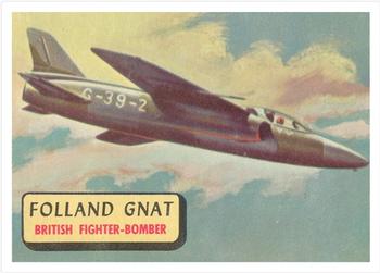 1957 Topps Planes (R707-2) #79 Folland Gnat Front