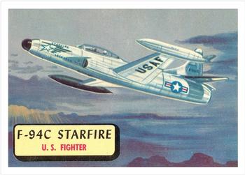 1957 Topps Planes (R707-2) #92 F-94C Starfire Front
