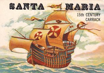 1955 Topps Rails & Sails #137 Santa Maria Front