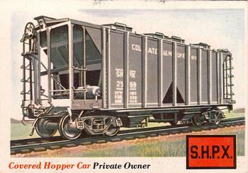 1955 Topps Rails & Sails #2 Covered Hopper Car Front