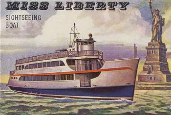 1955 Topps Rails & Sails #175 Miss Liberty Front