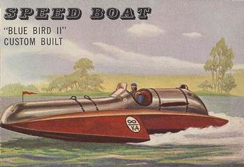 1955 Topps Rails & Sails #183 Speed Boat Front