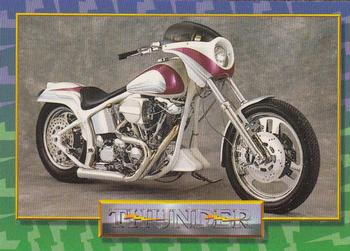 1993 Collector's Edge Thunder Custom Motorcycles #8 Pearled perfection. Front