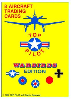 1989-00 Top Pilot #48 Warbirds Cover Card/Checklist Front