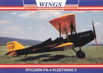 1991 CRT Wings #5 Pitcairn PA-4 Fleetwing II Front