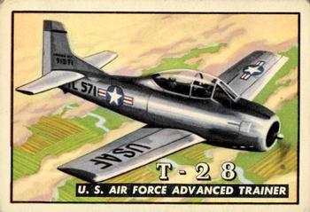 1952 Topps Wings Friend or Foe (R707-4) #15 T-28 Front