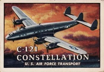 1952 Topps Wings Friend or Foe (R707-4) #31 C-121 Constellation Front