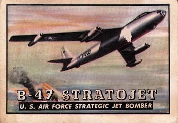 1952 Topps Wings Friend or Foe (R707-4) #61 B-47 Stratojet Front
