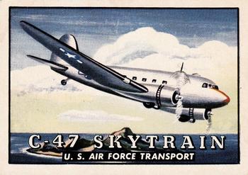 1952 Topps Wings Friend or Foe (R707-4) #88 C-47 Skytrain Front