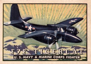 1952 Topps Wings Friend or Foe (R707-4) #94 F7F Tigercat Front