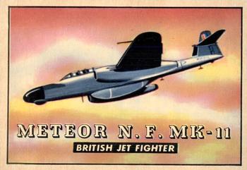 1952 Topps Wings Friend or Foe (R707-4) #171 Meteor NF Mk-11 Front