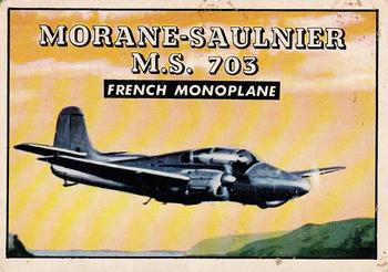 1952 Topps Wings Friend or Foe (R707-4) #187 Morane-Saulnier MS-703 Front