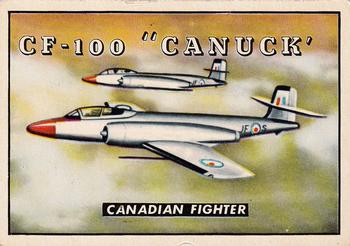 1952 Topps Wings Friend or Foe (R707-4) #194 CF-100 Canuck Front