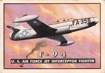 1952 Topps Wings Friend or Foe (R707-4) #64 F-94 Front
