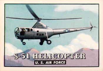 1952 Topps Wings Friend or Foe (R707-4) #66 S-51 Helicopter Front