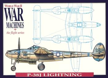1993 The Richards Group World War II War Machines #1 Lockheed P-38J Lightning Front