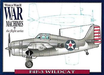 1993 The Richards Group World War II War Machines #11 Grumman F4F-3 Wildcat Front