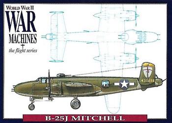 1993 The Richards Group World War II War Machines #25 North American B-25J Mitchell Front