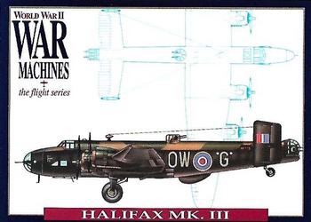 1993 The Richards Group World War II War Machines #41 Handley Page Halifax Mk. III Front