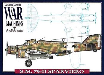 1993 The Richards Group World War II War Machines #56 Savoia=Marchetti S.M. 79-II Sparviero Front