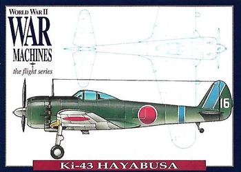 1993 The Richards Group World War II War Machines #62 Nakajima Ki-43 Hayabusa Front