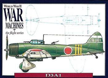 1993 The Richards Group World War II War Machines #71 Aichi D3A1 Front