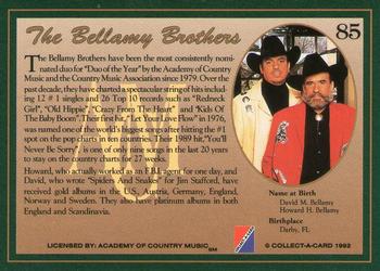 1992 Collect-A-Card Country Classics #85 The Bellamy Brothers Back