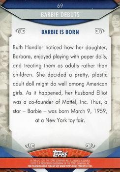 2011 Topps American Pie #69 Barbie Debuts Back