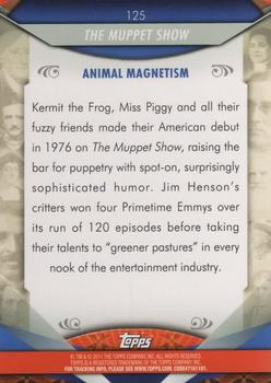 2011 Topps American Pie #125 The Muppet Show Back