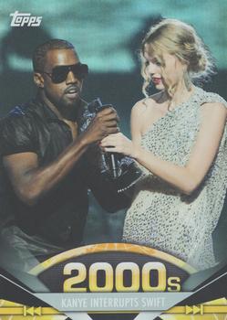 2011 Topps American Pie - Foil #196 Kanye West interrupts Taylor Swift Front