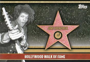 2011 Topps American Pie - Hollywood Walk of Fame #HWF-18 Jimi Hendrix Front