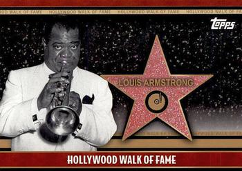 2011 Topps American Pie - Hollywood Walk of Fame #HWF-23 Louis Armstrong Front