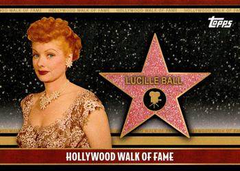 2011 Topps American Pie - Hollywood Walk of Fame #HWF-24 Lucille Ball Front