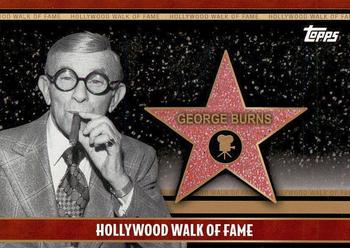 2011 Topps American Pie - Hollywood Walk of Fame #HWF-43 George Burns Front