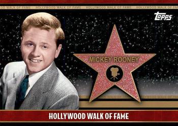 2011 Topps American Pie - Hollywood Walk of Fame #HWF-48 Mickey Rooney Front
