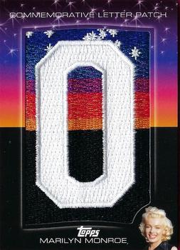 2011 Topps American Pie - Hollywood Walk of Fame Commerative Letter Patch Cards #HSLP-20 Marilyn Monroe Front