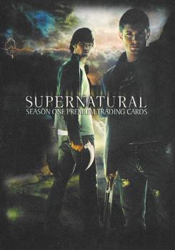 2006 Inkworks Supernatural Season 1 #1 Supernatural Season One Title Card Front